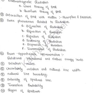 [ UNIFYING PRINCIPLES OF SPECTROSCOPY ] | Handwritten Notes