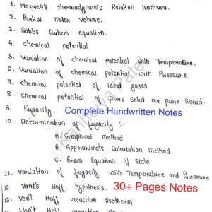 [ BASICS OF THERMODYNAMICS ]-Complete Handwritten Notes