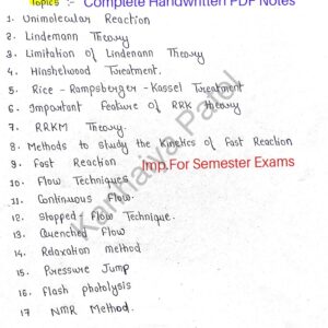 [ CHEMICAL DYNAMICS PART -2 ] - Complete Handwritten Notes