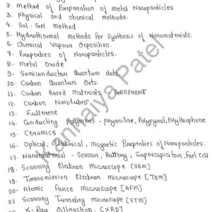 [ MATERIAL CHEMISTRY ]-Physical Chemistry | Complete Handwritten Notes