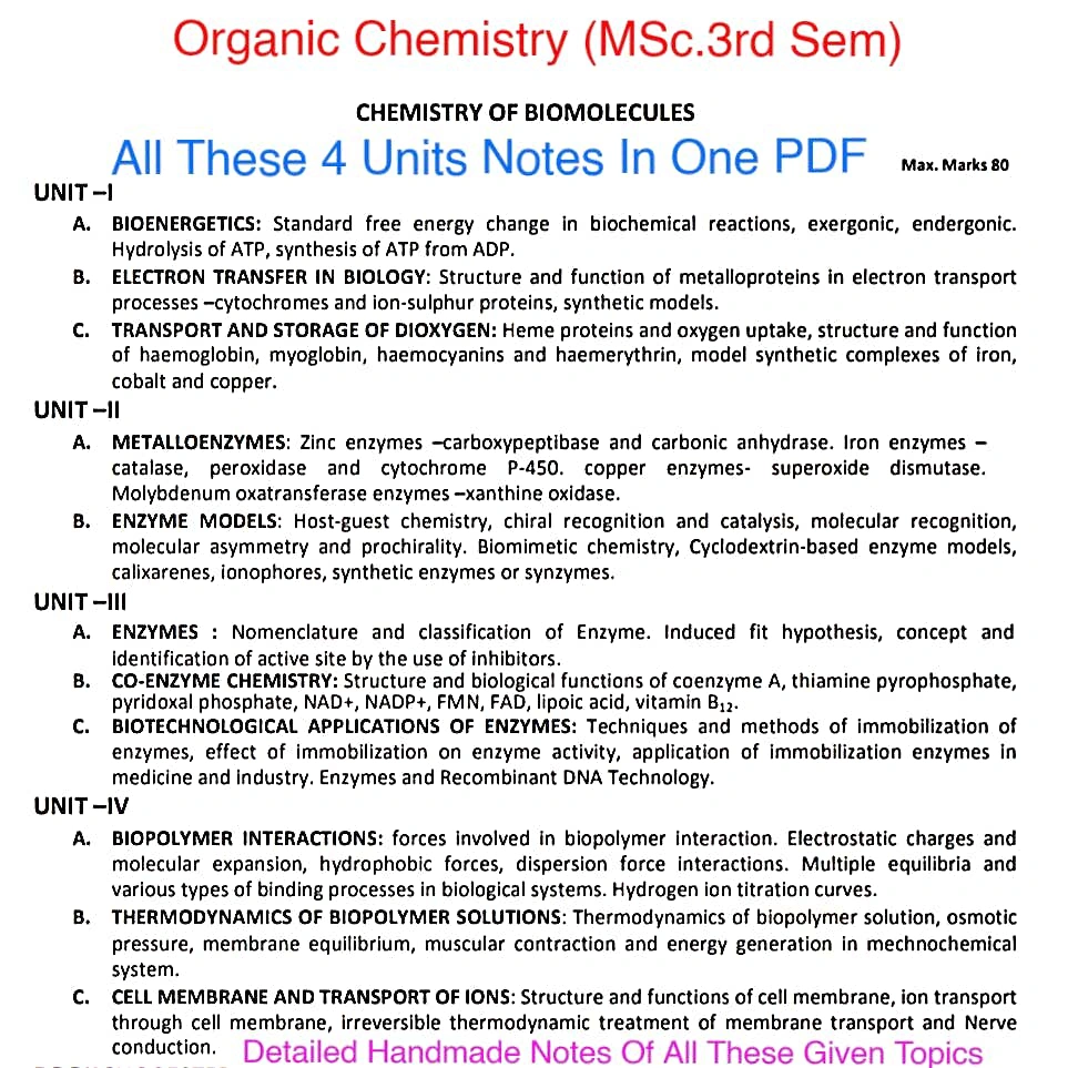 COMPLETE NOTES FOR MSc.3rd SEM |All Subjects All Units are Covered In This One PDF |Complete Handwritten Notes 】 - Image 4